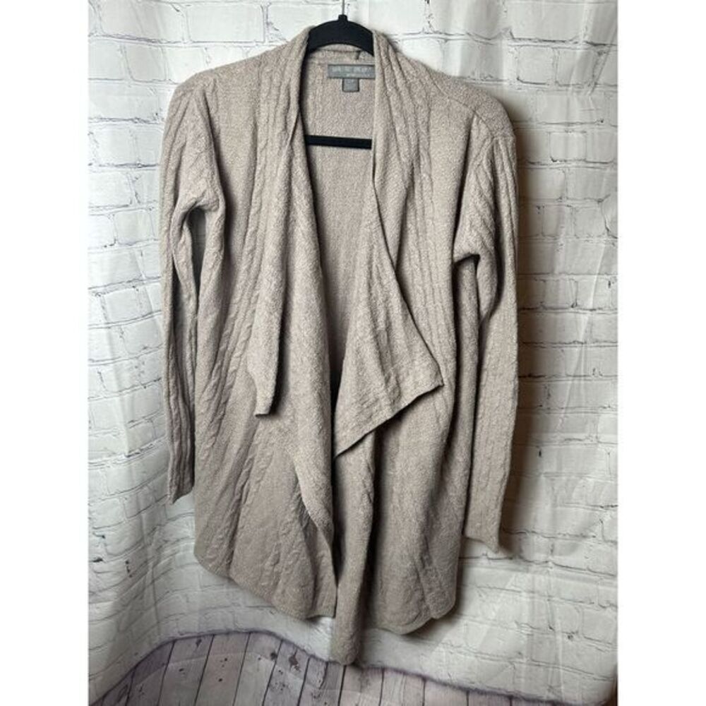 Barefoot Dreams‎ Cozy Chic Beige Cardigan Sweater Loungewear Size 44